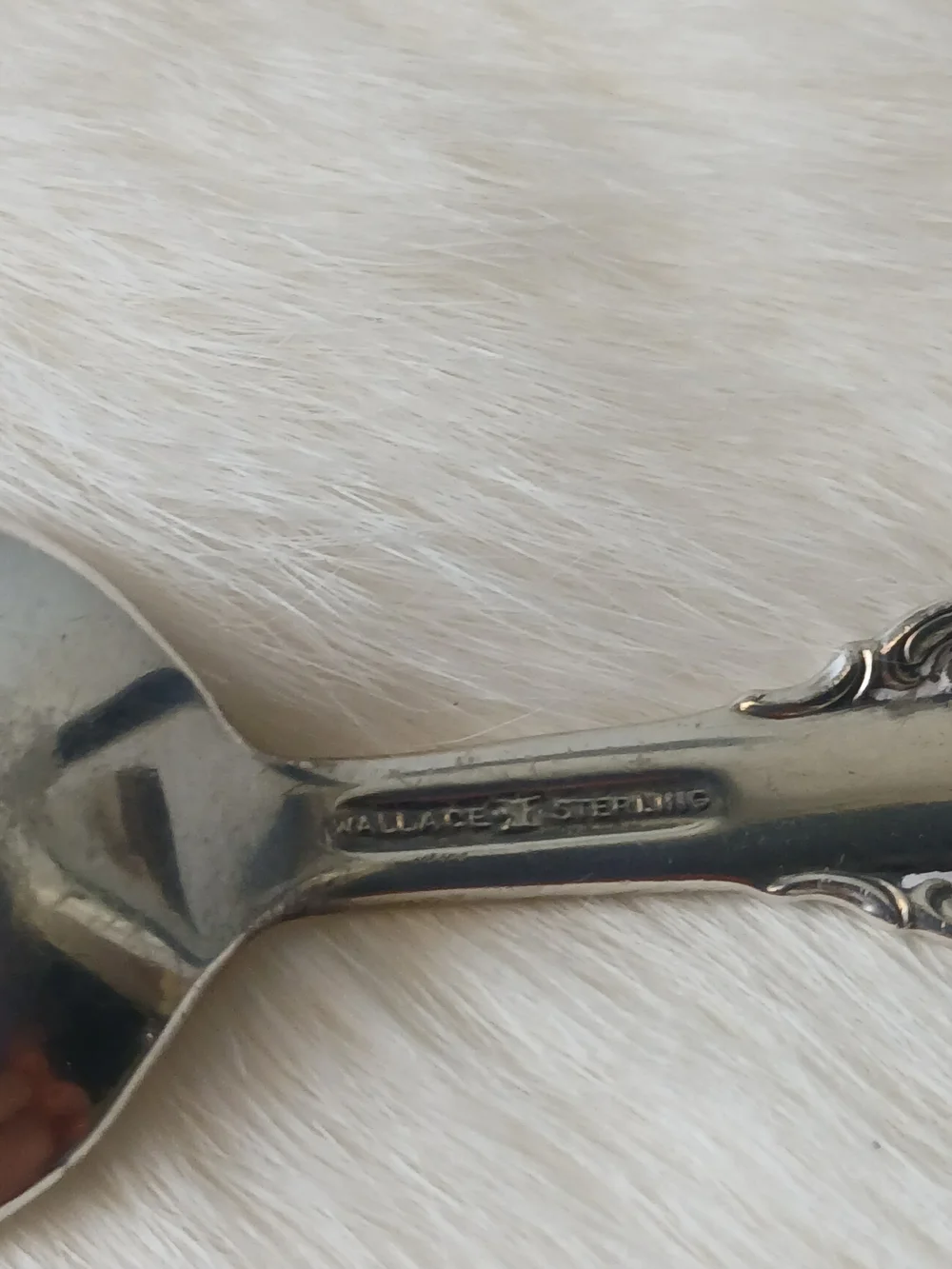 Wallace Grande Baroque Sterling Silver Sugar Spoon